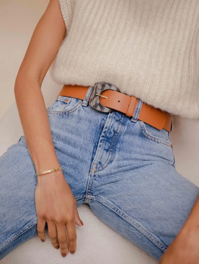Bobbies Belts Murano Amber Camel 8211 Women