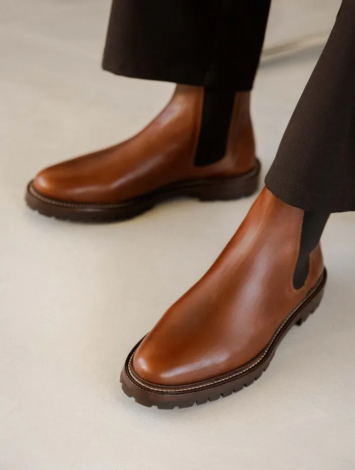 Bobbies Boots Fargo Chestnut 8211 Men