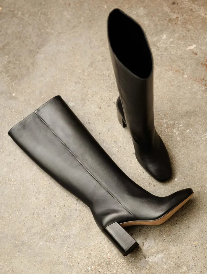Bobbies Knee High Boots Hisa Passion Black 8211 Women