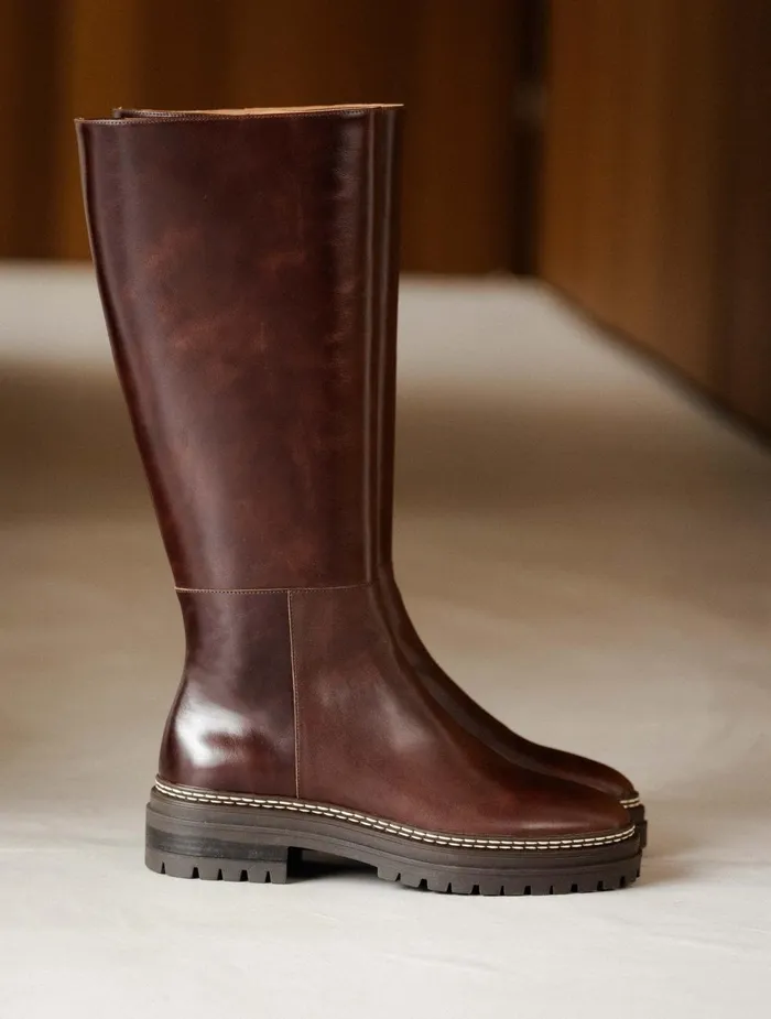 Bobbies Knee High Boots Perry Irish Coffee 8211 Women