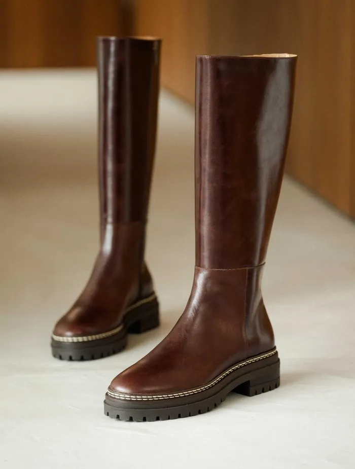 Bobbies Knee High Boots Perry Irish Coffee 8211 Women