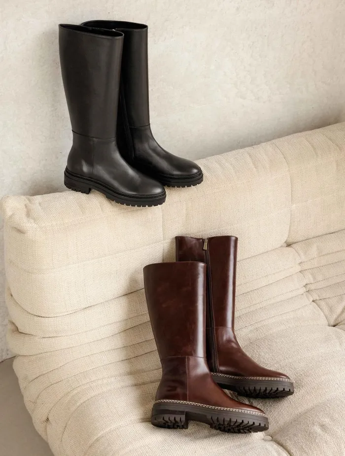 Bobbies Knee High Boots Perry Irish Coffee 8211 Women