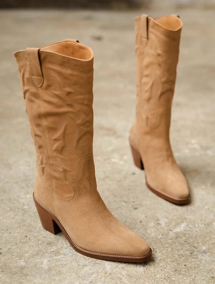 Bobbies Knee High Boots Vick Antelope 8211 Women