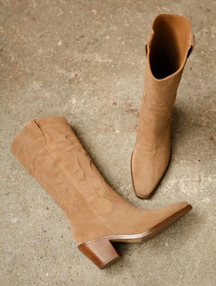 Bobbies Knee High Boots Vick Antelope 8211 Women