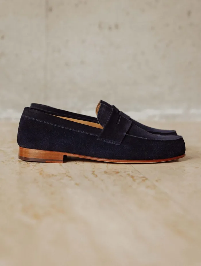 Bobbies Loafers Stanley Navy Blue 8211 Men