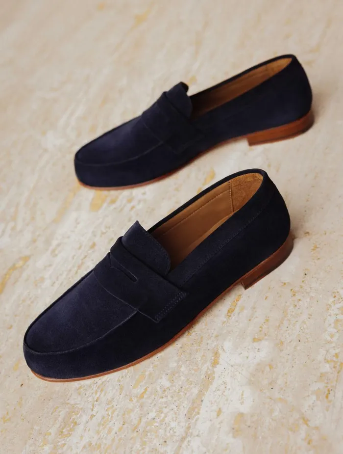 Bobbies Loafers Stanley Navy Blue 8211 Men
