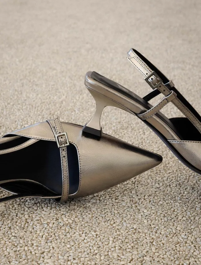 Bobbies Pumps and Mary Janes Reem Cosmic Silver 8211 Women