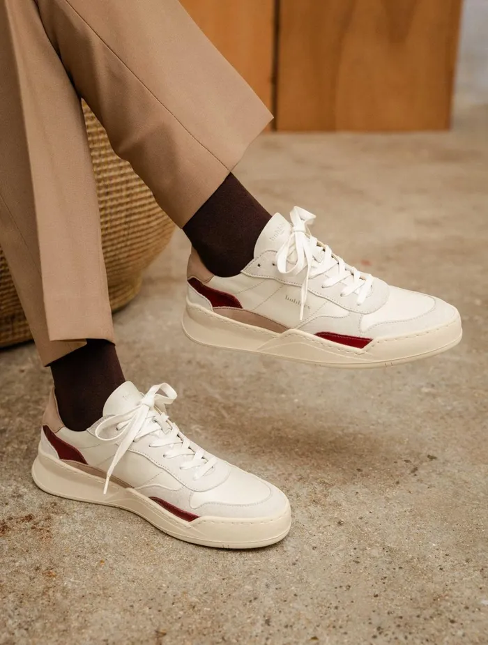 Bobbies Sneakers Beverly Off White Taupe Nebbiolo 8211 Women