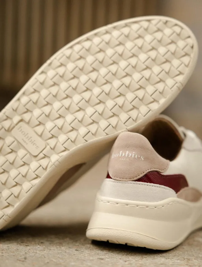Bobbies Sneakers Beverly Off White Taupe Nebbiolo 8211 Women