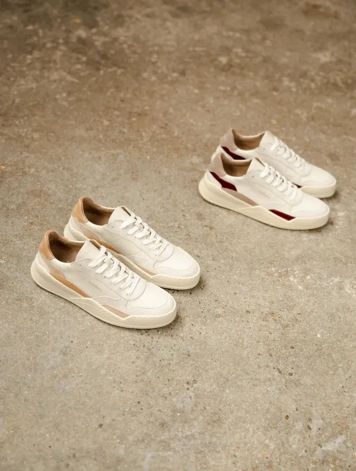 Bobbies Sneakers Beverly Off White Taupe Nebbiolo 8211 Women