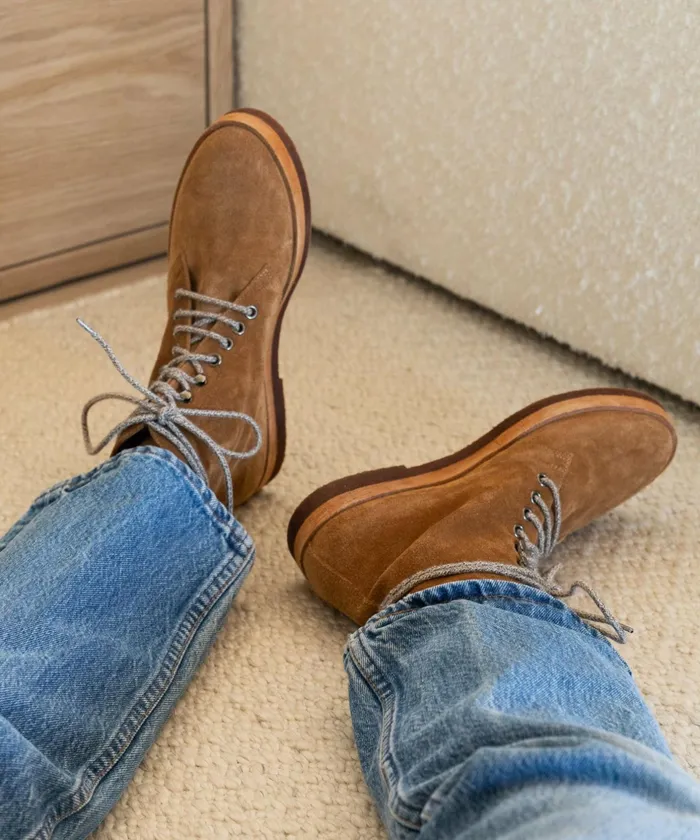 Boots Women Jenni Kayne Suede Canyon Boot Chestnut