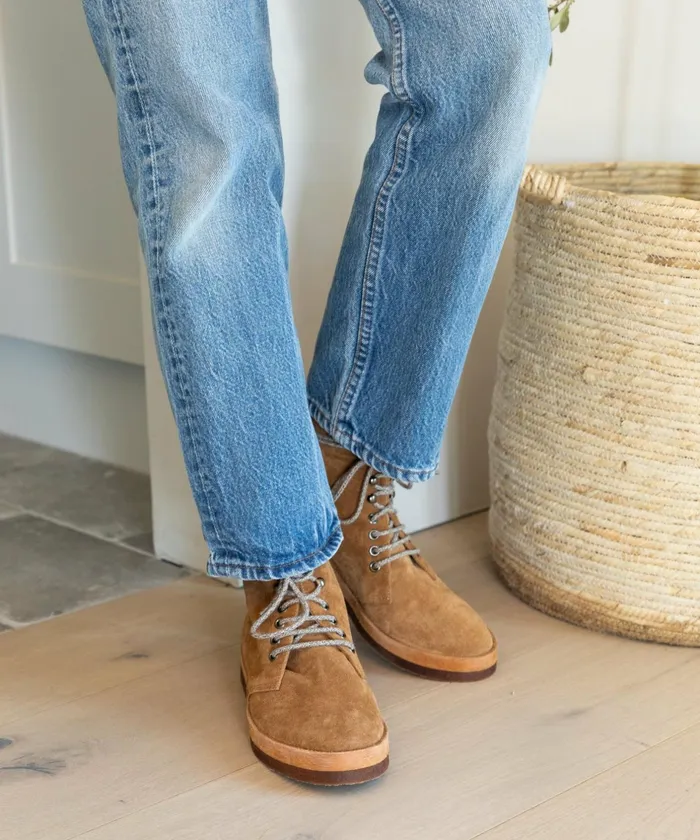 Boots Women Jenni Kayne Suede Canyon Boot Chestnut