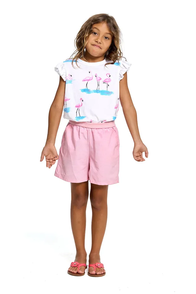 Bottoms Girls Heirloom Wovens Flouncy Shorts Chaser Brand Bottoms Girls Heirloom Wovens Flouncy Shorts Chaser Brand