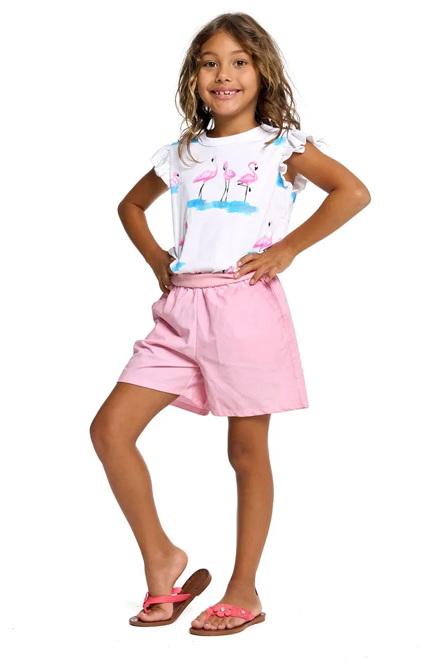 Bottoms Girls Heirloom Wovens Flouncy Shorts Chaser Brand Bottoms Girls Heirloom Wovens Flouncy Shorts Chaser Brand