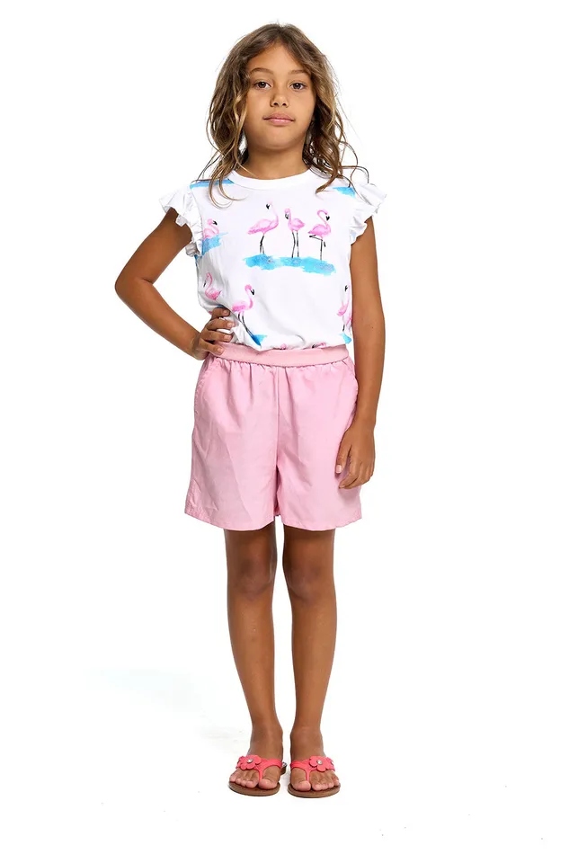 Bottoms Girls Heirloom Wovens Flouncy Shorts Chaser Brand Bottoms Girls Heirloom Wovens Flouncy Shorts Chaser Brand