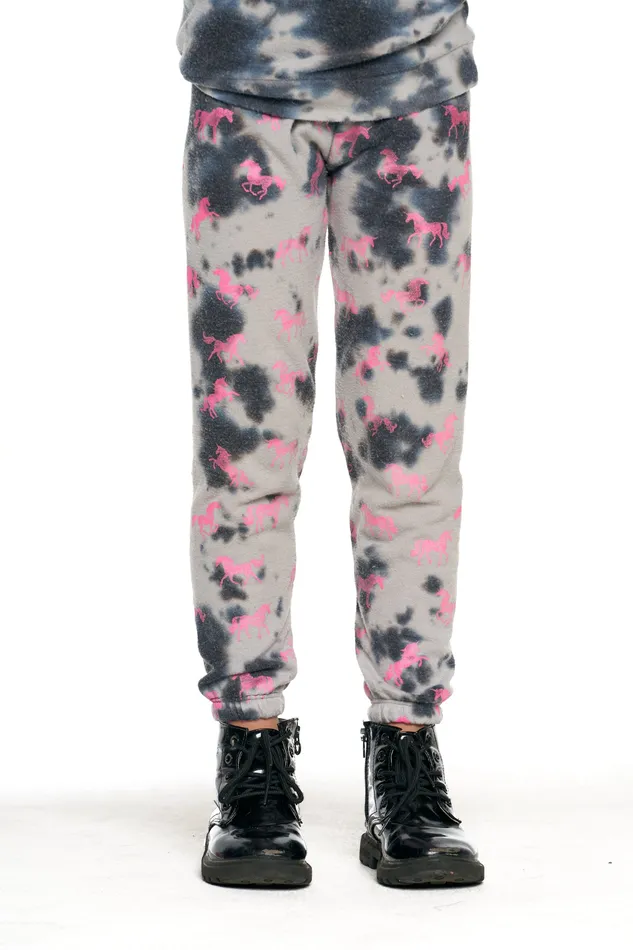 Bottoms Girls Sparkle Unicorn Pants Chaser Brand