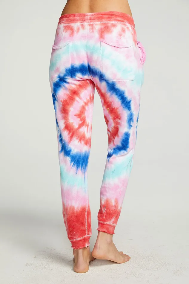 Bottoms Tie Dye Bolts Pant Chaser Brand Womens