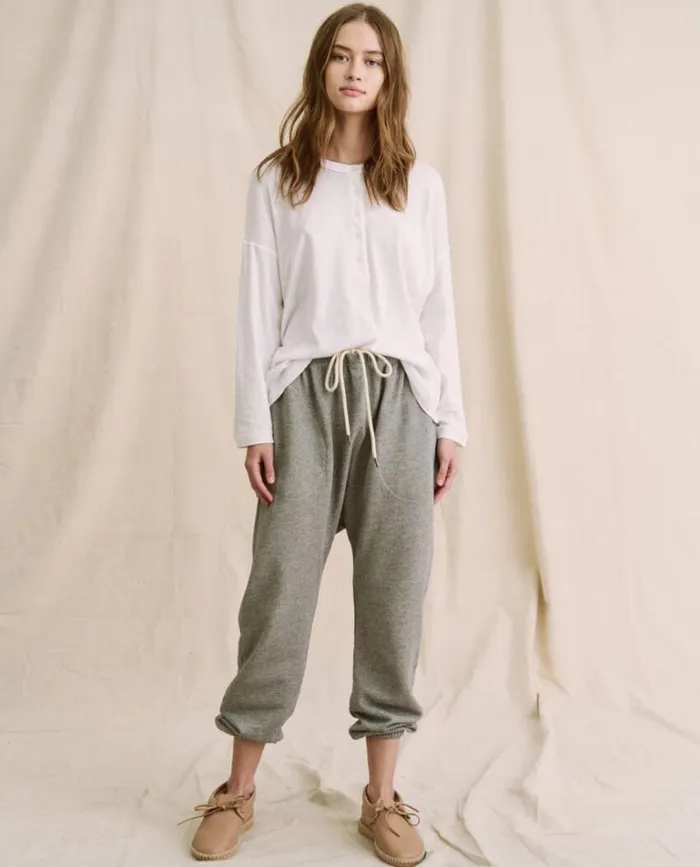 Bottoms Women039s The Great The Jogger Sweatpant Varsity Grey