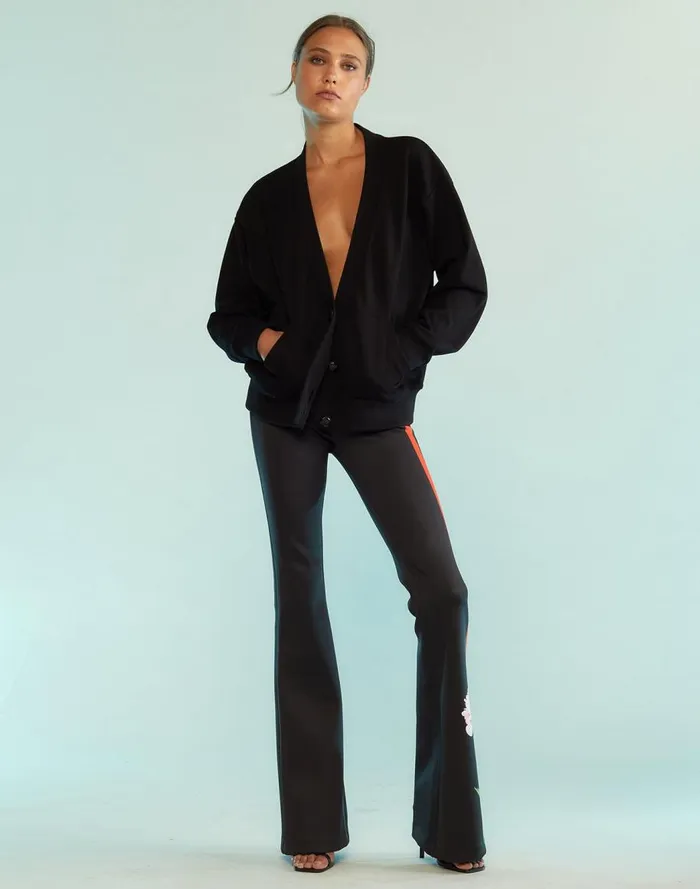 Bottoms Women Cynthia Rowley Bonded Fit And Flare Pant