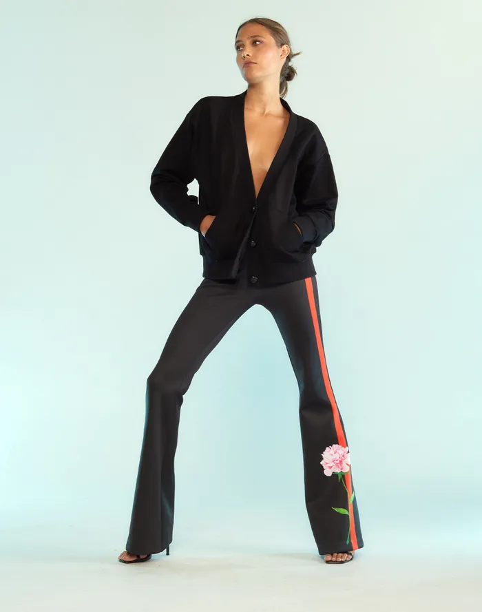 Bottoms Women Cynthia Rowley Bonded Fit And Flare Pant