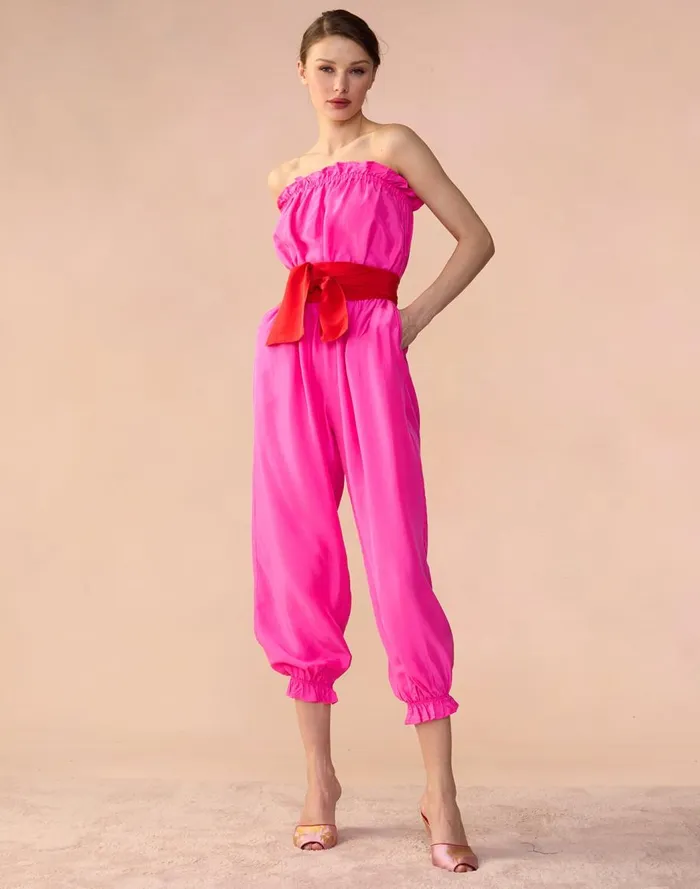 Bottoms Women Cynthia Rowley Cassis Jumpsuit
