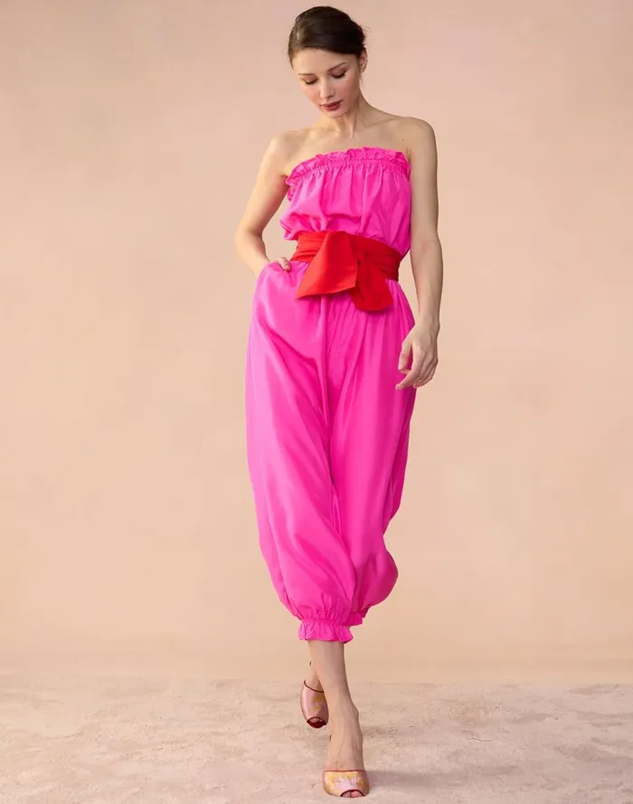 Bottoms Women Cynthia Rowley Cassis Jumpsuit