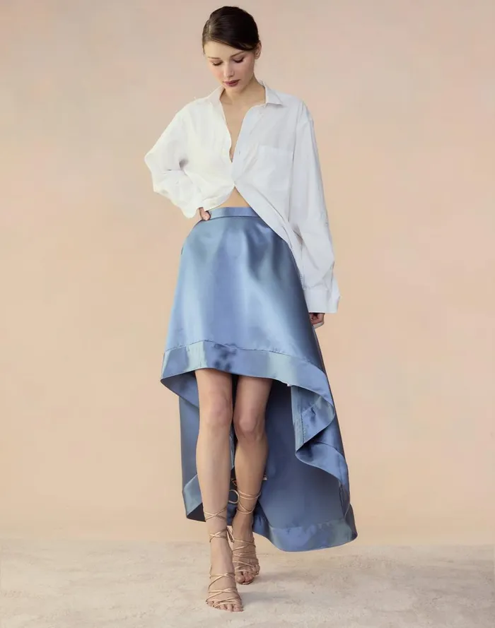Bottoms Women Cynthia Rowley Livia Satin Skirt