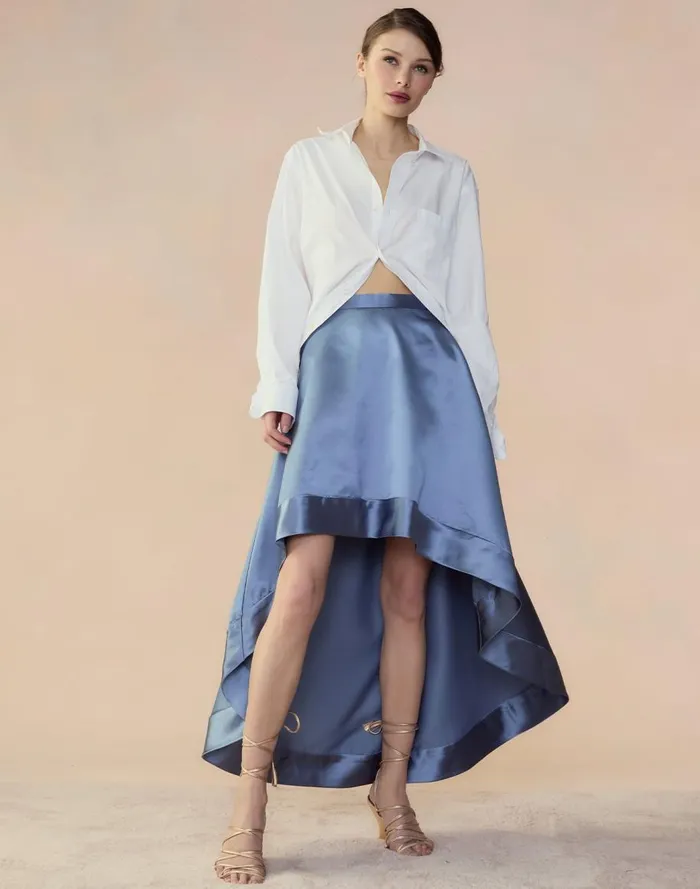 Bottoms Women Cynthia Rowley Livia Satin Skirt
