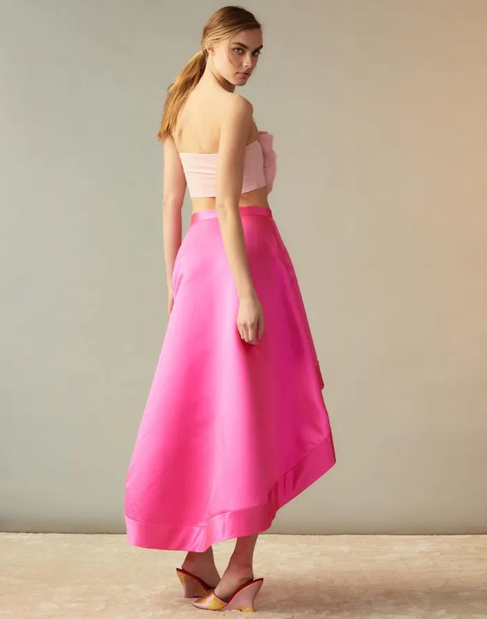 Bottoms Women Cynthia Rowley Livia Satin Skirt