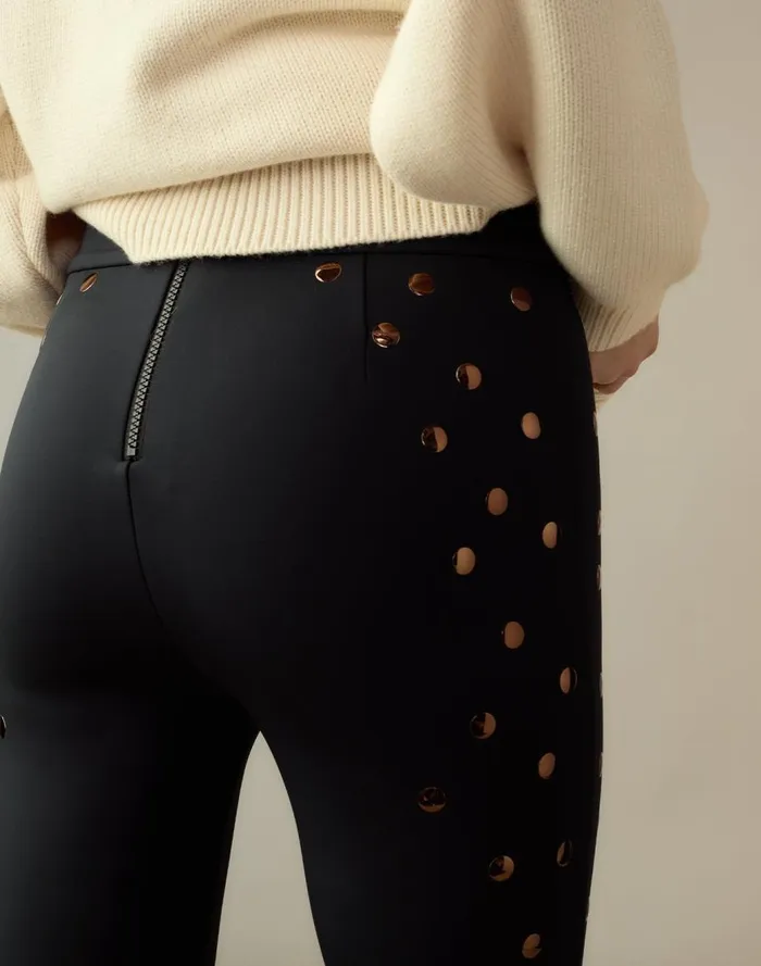 Bottoms Women Cynthia Rowley Studded Bonded Pants
