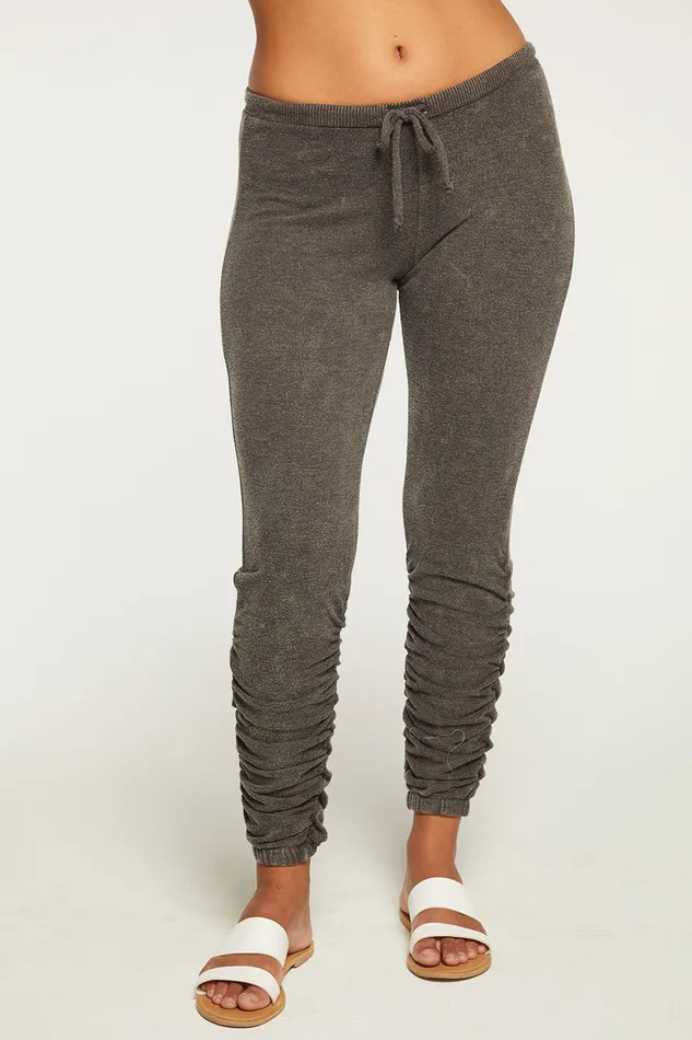 Bottoms Womens Bliss Knit Shirred Jogger Chaser Brand Bottoms Womens Bliss Knit Shirred Jogger Chaser Brand