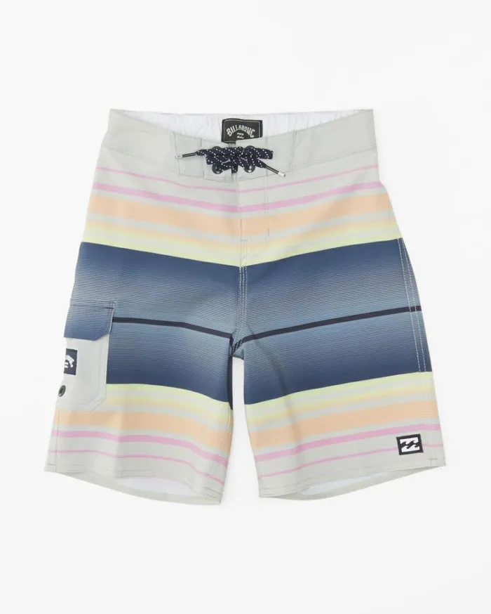 Boy039s 27 All Day Stripe Pro Performance 13034 Boardshorts Stone MenKids Billabong Side Pockets Boy039s 27 All Day Stripe Pro Performance 13034 Boardshorts Stone MenKids Billabong Side Pockets