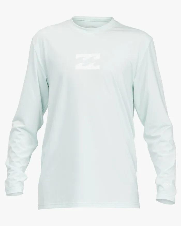 Boy039s 27 All Day Wave Loose Fit Long Sleeve Surf Tee Black Kids Billabong Toddlers and Boys 27 Yrs