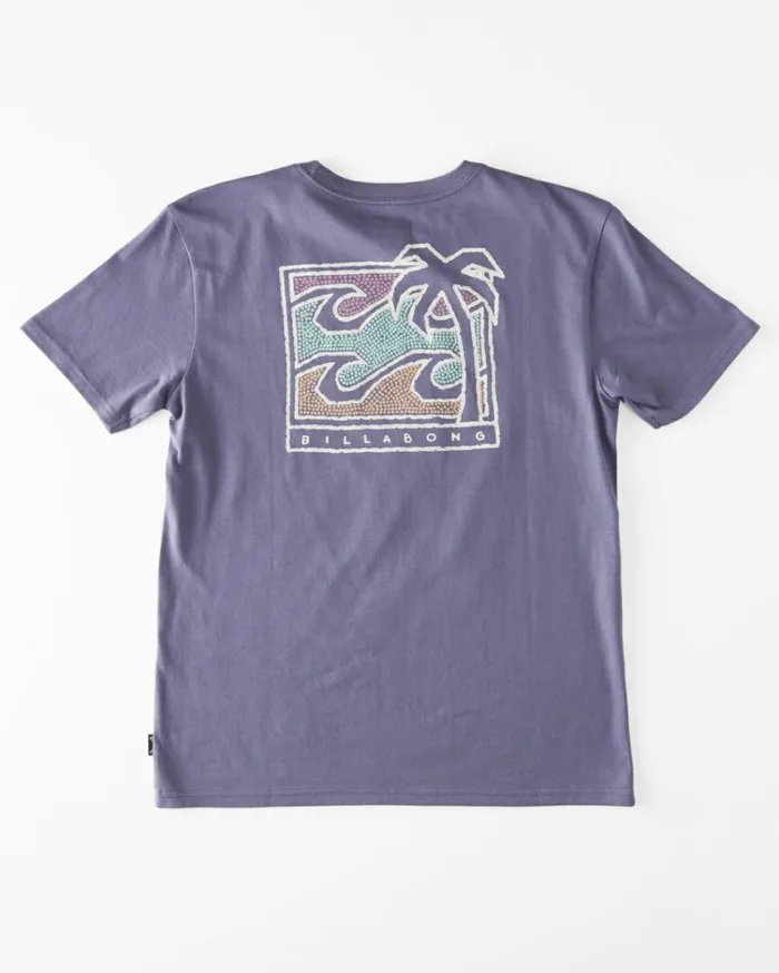 Boy039s 27 BBTV Short Sleeve TShirt Dusty Grape Kids Billabong Toddlers and Boys 27 Yrs