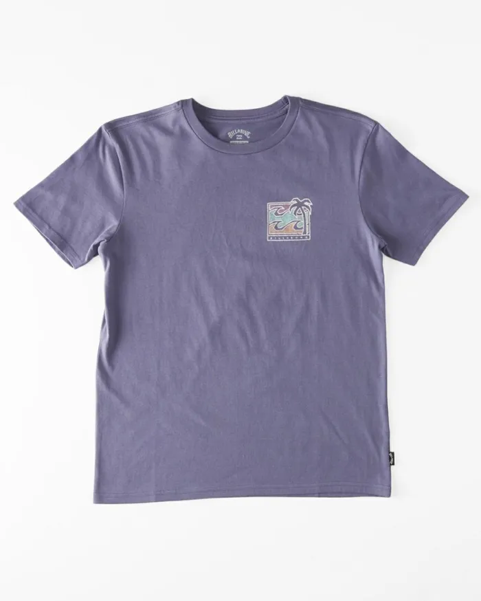Boy039s 27 BBTV Short Sleeve TShirt Dusty Grape Kids Billabong Toddlers and Boys 27 Yrs