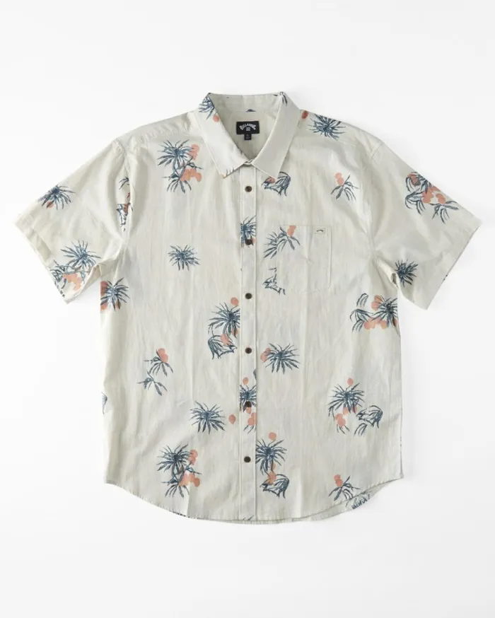 Boy039s 27 Sundays Short Sleeve Shirt Oyster Kids Billabong Boys039 Shirts