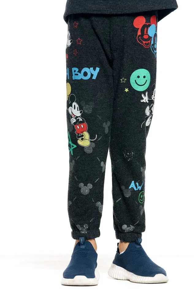Boys Bottoms Chaser Brand Mickey Mouse Mickey Mash Up Pants