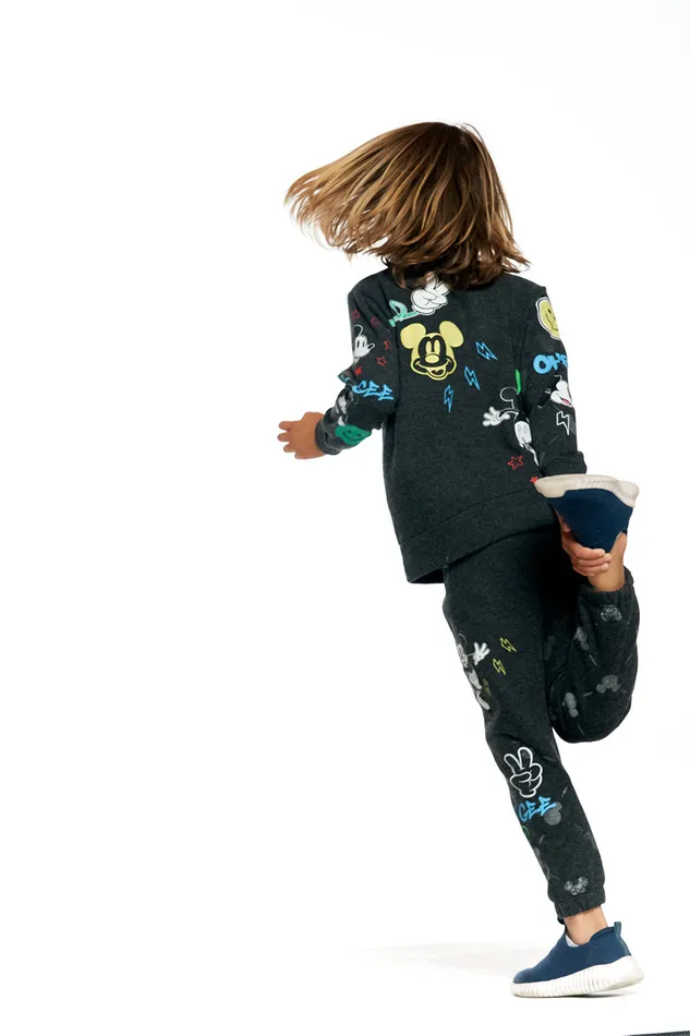 Boys Bottoms Chaser Brand Mickey Mouse Mickey Mash Up Pants Boys Bottoms Chaser Brand Mickey Mouse Mickey Mash Up Pants