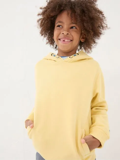 Boys Fatface Sweatshirts and Hoodies Yellow VW Popover Hoodie Boys Fatface Sweatshirts and Hoodies Yellow VW Popover Hoodie