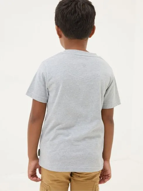 Boys Fatface TShirts and Polos Jeep Grey Graphic TShirt
