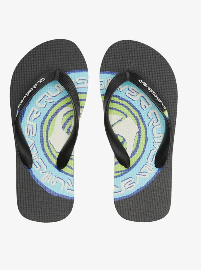 Boys Quiksilver Sandals Boy039s 816 Molokai FlipFlops Black 7