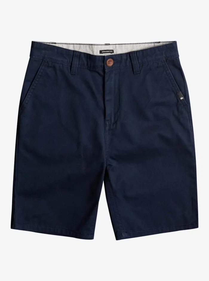 Boys Quiksilver Shorts Boy039s 816 Everyday 17034 Chino Shorts Navy Blazer
