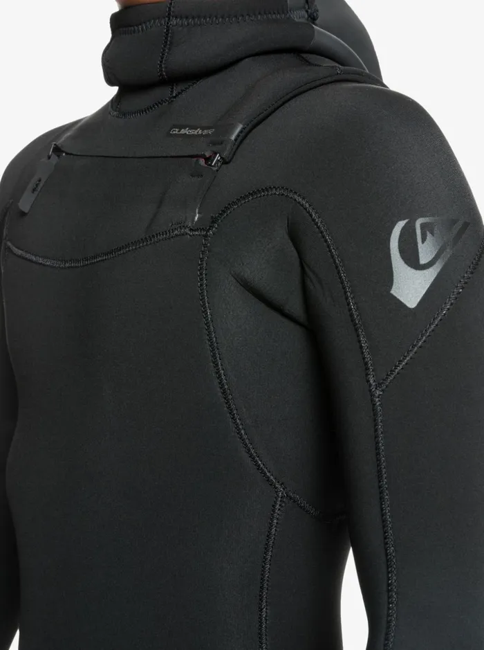 Boys Quiksilver Wetsuits Boy039s 816 43mm Everyday Sessions Hooded Chest Zip Wetsuit Black Boys Quiksilver Wetsuits Boy039s 816 43mm Everyday Sessions Hooded Chest Zip Wetsuit Black