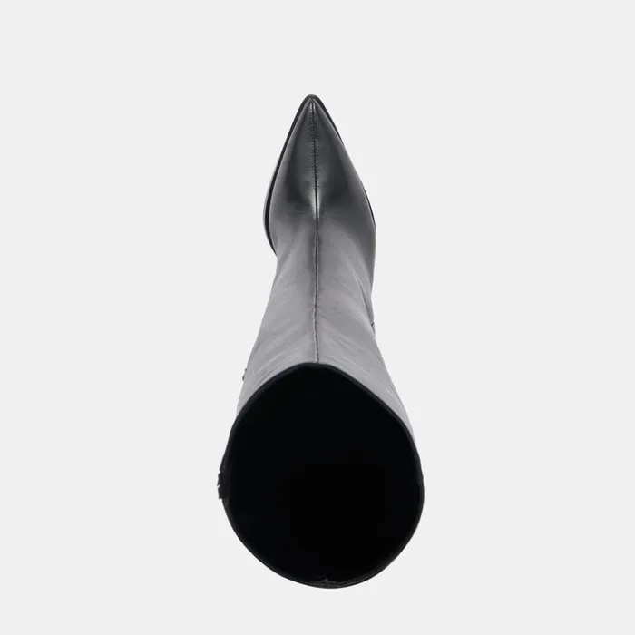 Bruce Boots Black Leather Women Dolce Vita Boots and Booties