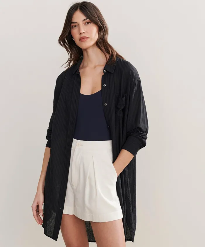 ButtonUps Women Jenni Kayne Beach Shirt Black