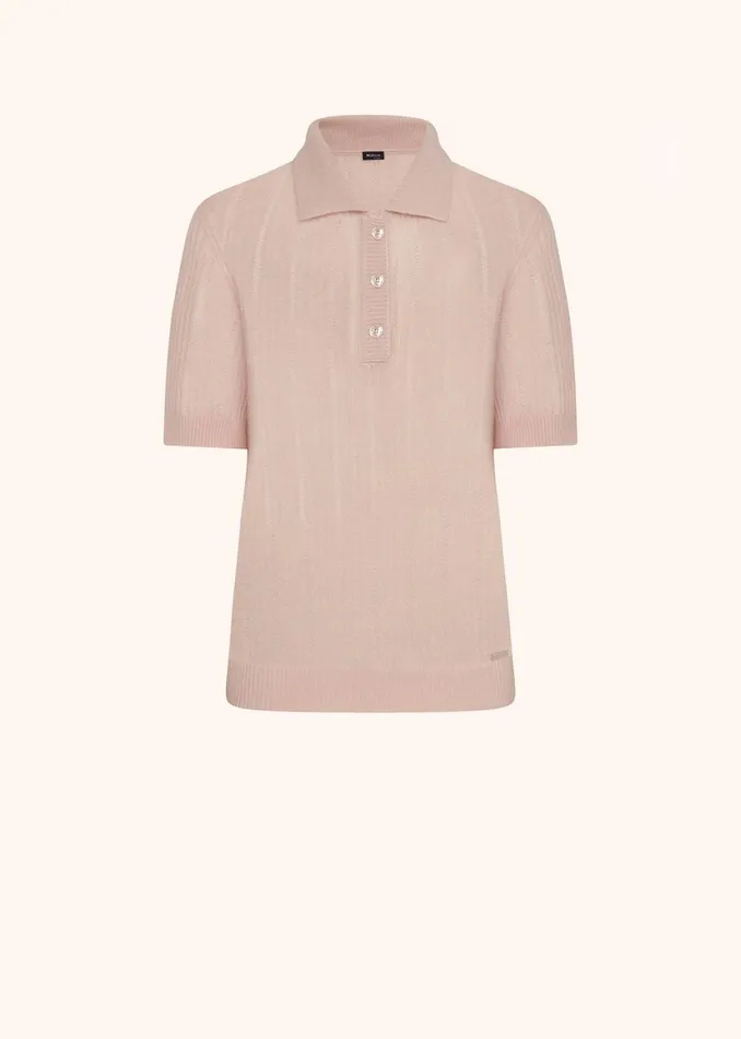 CASHMERE AND SILK PERFORATED JUMPER Women Kiton PoloTShirts