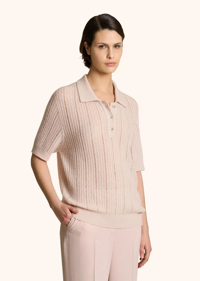 CASHMERE AND SILK PERFORATED JUMPER Women Kiton PoloTShirts CASHMERE AND SILK PERFORATED JUMPER Women Kiton PoloTShirts