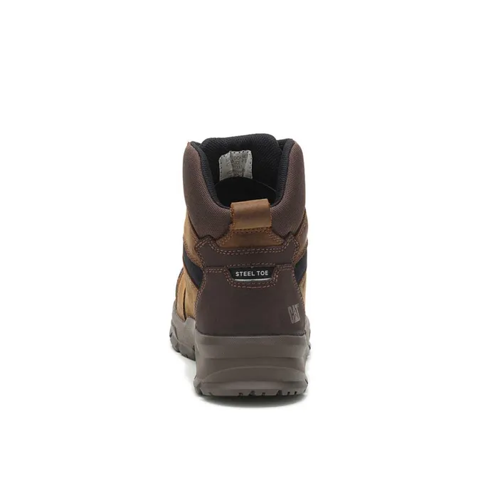 Cat Footwear Boots Men039s Accomplice X Waterproof Steel Toe Work Boot Real Brown 8211 Men