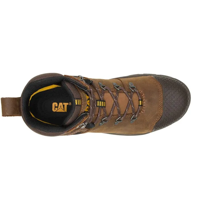 Cat Footwear Boots Men039s Accomplice X Waterproof Steel Toe Work Boot Real Brown 8211 Men