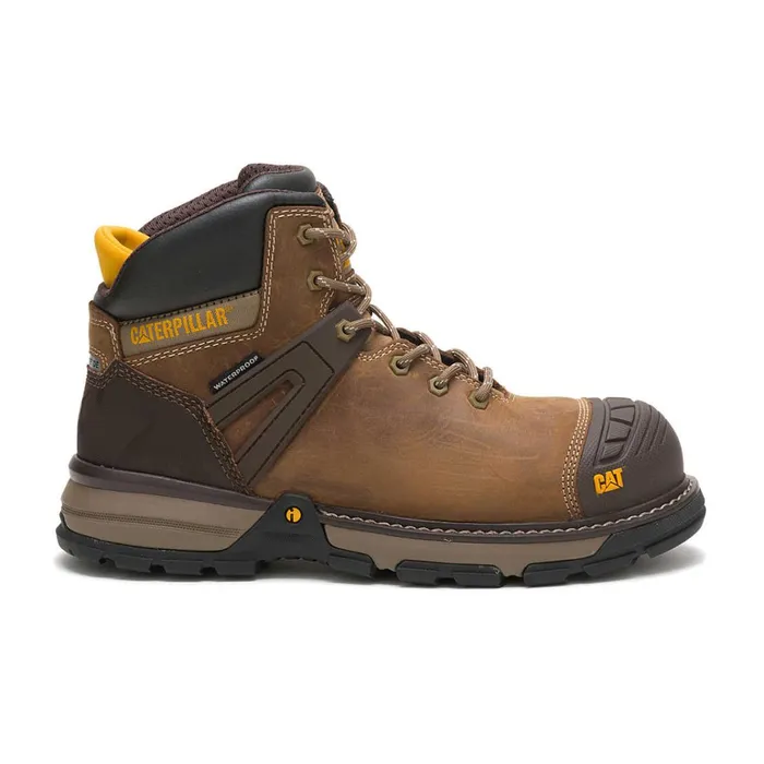 Cat Footwear Boots Men039s Excavator Superlite Waterproof Carbon Composite Toe Work Boot Dark Beige 8211 Men Cat Footwear Boots Men039s Excavator Superlite Waterproof Carbon Composite Toe Work Boot Dark Beige 8211 Men